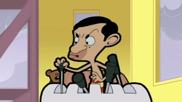 Watch Mr Bean - Builder blocks the sun Video