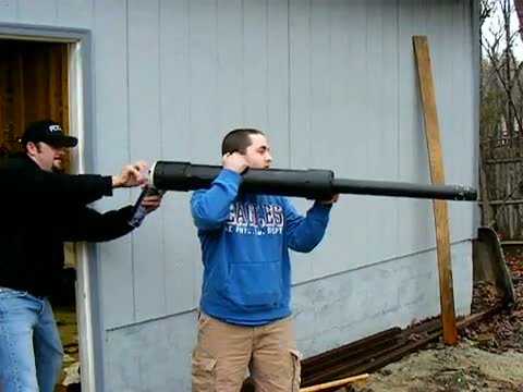 Watch Funny Potato Gun Video