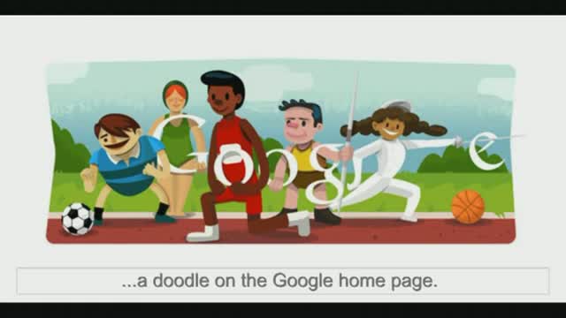 Watch Google doodle celebrates London Olympics 2012 Video