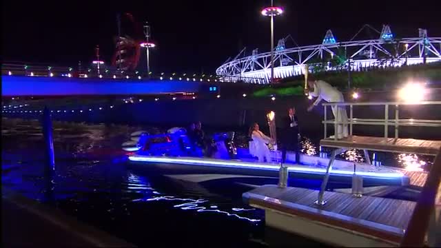 Watch Opening Ceremony - London 2012 Olympic Games Highlights - Torch arrives at the Olympic Stadium Video