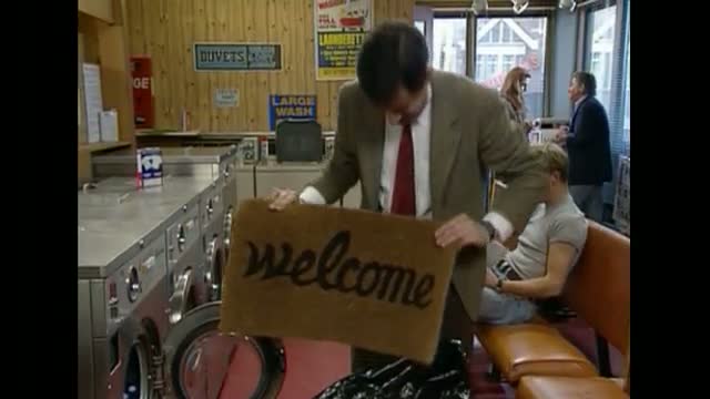 Watch Mr Bean - Strange Laundry Video