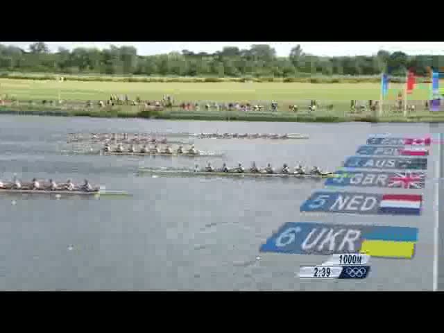 Watch Rowing Men's Eight Repechage 1Replay -- London 2012 Olympic Games Video