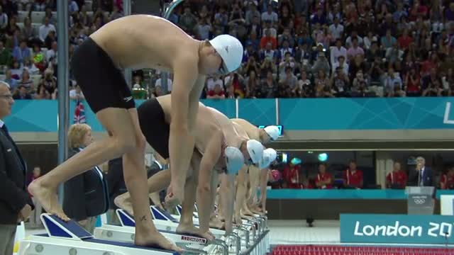 Watch Swimming Men's 200m Freestyle Final Full Replay -- London 2012 Olympic Games Video