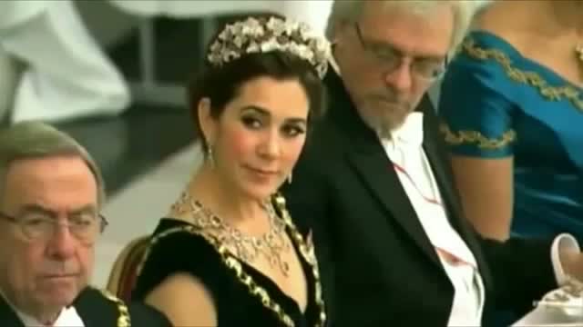 Watch Finland president's husband caught ogling Danish princess Video