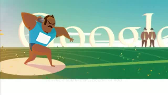 Watch London 2012 Shot Put is the latest Google Doodle Video