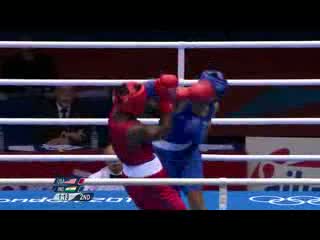 Watch Boxing Men's Middle (75kg) Round of 16 - Vijender Wins -- London 2012 Olympic Games Video