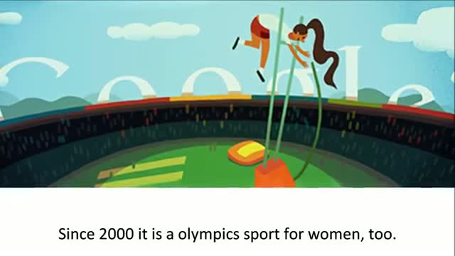 Watch London 2012 Pole Vault is the latest Google's Doodle Video
