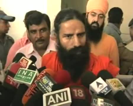 Watch Ramdev plays safe on political question Video