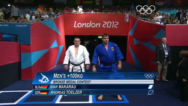 Watch Judo Men -100 kg - 1st Bronze Meda - Makarau v Toelzer - London 2012 Olympic Games Highlights Video