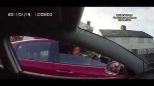 Watch Hit and run driver caught on cam and chased Video