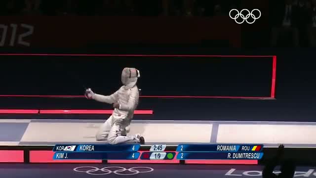 Watch Fencing Men's Sabre Team Final - Romania v Korea - London 2012 Olympic Games Highlights Video