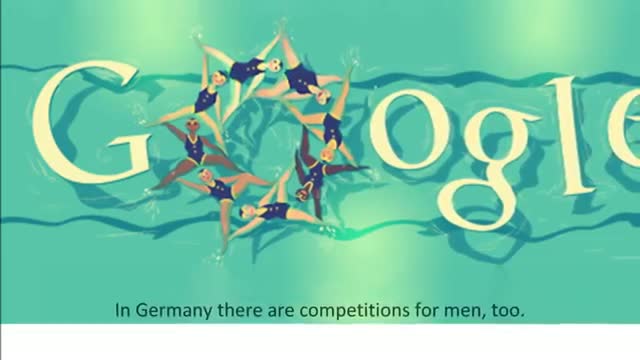 Watch London 2012 Synchronised Swimming Google Doodle (10) Video