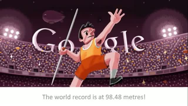 Watch Google doodles London 2012 Javelin Video