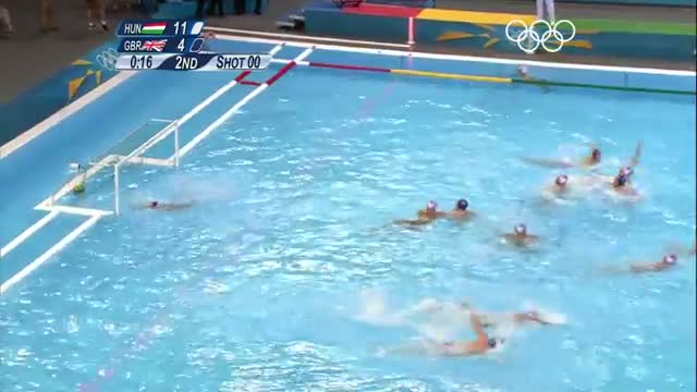 Watch Water Polo Men's Preliminary Round - Group B - HUN v GBR - London 2012 Olympic Games Highlights Video