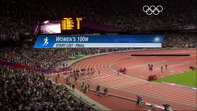 Watch Athletics Women's 100m Final - Fraser-Pryce (JAM) wins gold - London 2012 Olympic Games Highlights Video