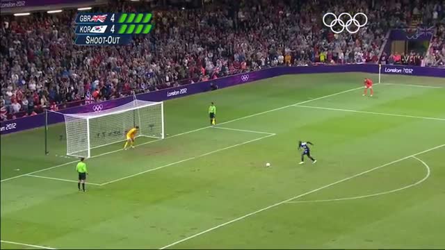 Watch Football Men's Quarterfinals - Great Britain v Korea - London 2012 Olympic Games Highlights Video