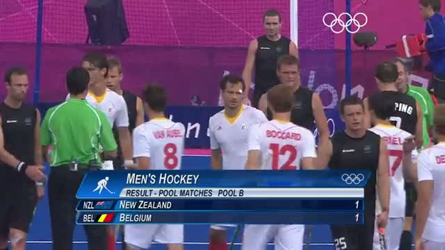 Watch Hockey Men's Pool B - New Zealand Belgium - London 2012 Olympic Games Highlights Video