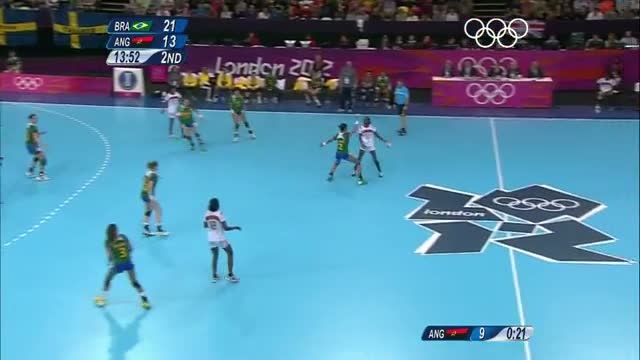 Watch Handball Women's Preliminaries Group A - Brazil v Angola - London 2012 Olympic Games Highlights Video