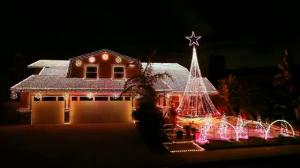Watch Christmas light show with 52,020 programmable LEDs Video