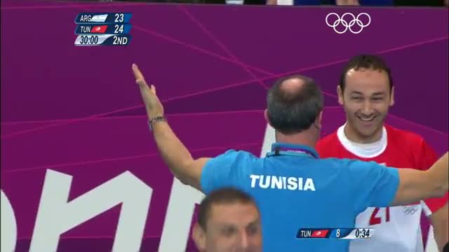 Watch Handball Men's Preliminaries Group A - Argentina v Tunisia - London 2012 Olympic Games Highlights Video
