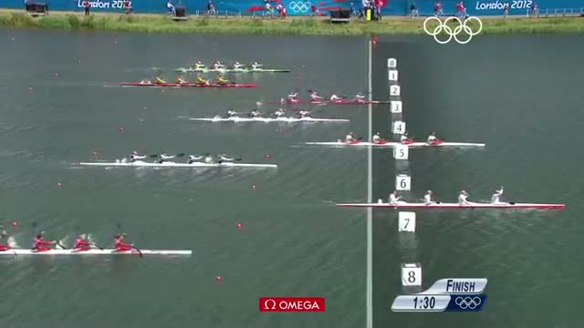 Watch Canoe Sprint Men's K1, C1, K2 (1000m), Women's K4 (500m) - London 2012 Olympic Games Highlights Video