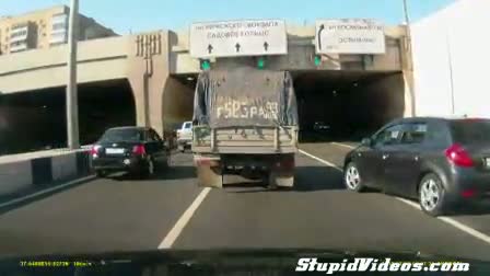 Watch On The Freeway With a Shopping Cart Video