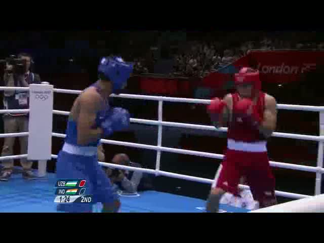 Watch Boxing Men's Middle (75kg) Quarterfinals - Vijender v Atoev - London 2012 Olympic Games Video