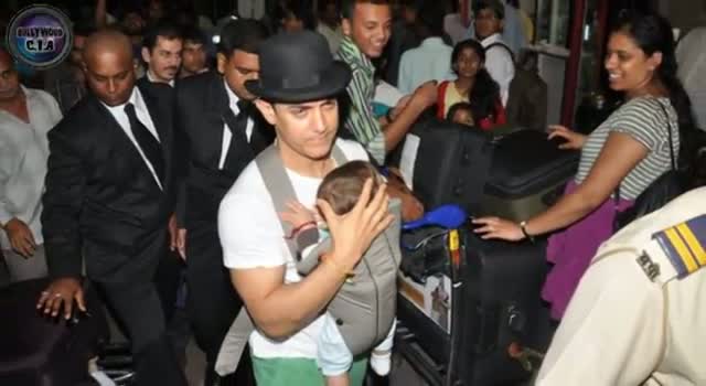 Watch Aamir Khan's son Azad Rao Khan FIRST PICTURES Video