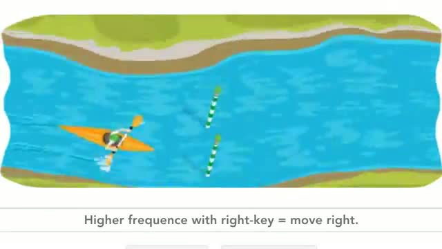 Watch How to play the London 2012 slalom canoe Google doodle Video