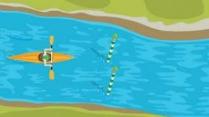Watch Olympic Games: London 2012 Slalom Canoe, Basketball and Hurdles Google Doodle Games Video