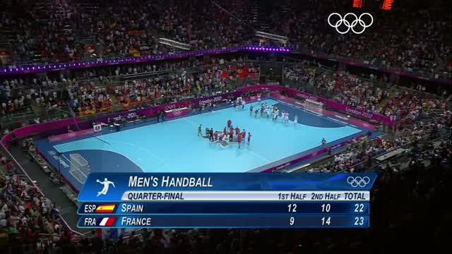 Watch Handball Men's Quarterfinals - Spain v France - London 2012 Olympic Games Highlights Video