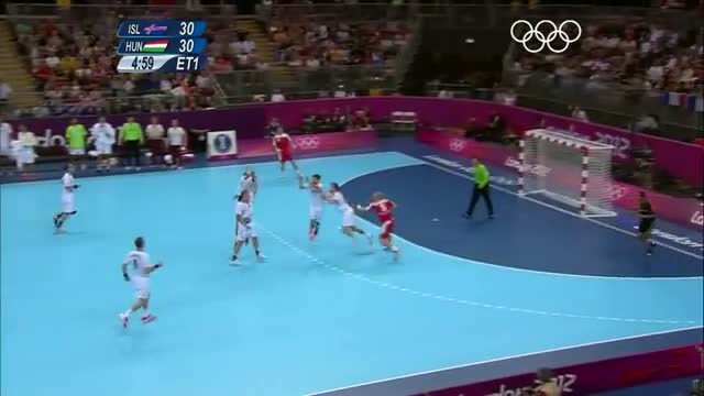 Watch Handball Men's Quarterfinals - Hungary v Iceland - London 2012 Olympic Games Highlights Video
