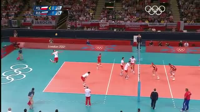 Watch Volleyball Men's Quarterfinals - Poland v Russian Fed. - London 2012 Olympic Games Highlights Video