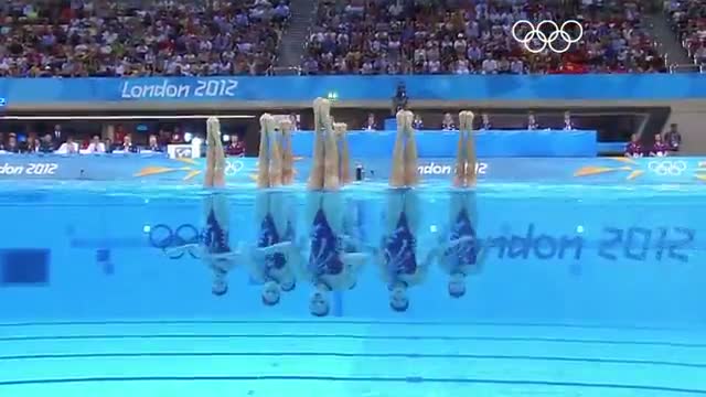 Watch Synchronised Swimming Teams Technical Routine - London 2012 Olympic Games Highlights Video