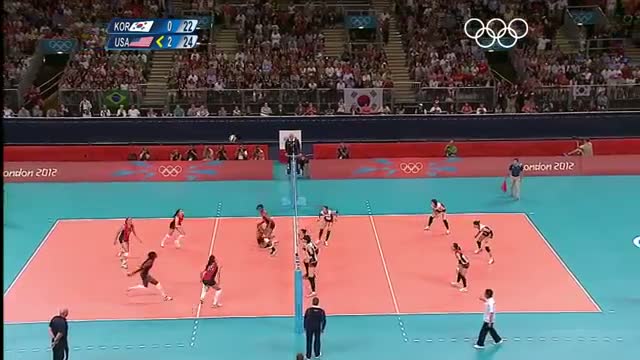 Watch Volleyball Women's Semifinals - Korea v United States - London 2012 Olympic Games Highlights Video