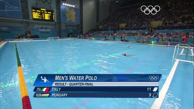 Watch Water Polo Men's Quarterfinal Round - Italy v Hungary - London 2012 Olympic Games Highlights Video