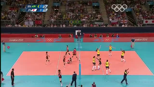Watch Volleyball Women's Semifinals - Brazil v Japan - London 2012 Olympic Games Highlights Video