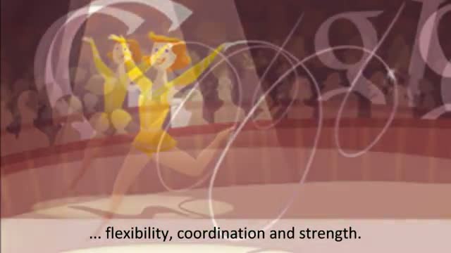 Watch London 2012 Rhythmic Gymnastics - Google Doodle Video