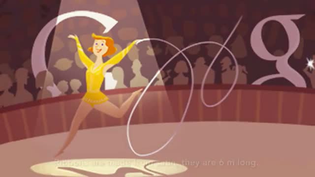 Watch London 2012 Rhythmic Gymnastics (Google Doodle) Video