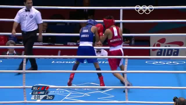 Watch Boxing Men's Fly (52kg) Finals Bout - Nyambayar v Carrazana - London 2012 Olympic Games Highlights Video