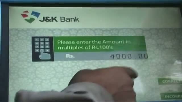 Watch 52 Cr withdrawn in 3 days from JK Bank ATMs Video