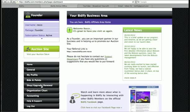 Watch Bidify Review Bidify Back Office Video