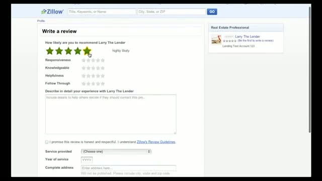 Watch How to Post a Review on Zillow Video