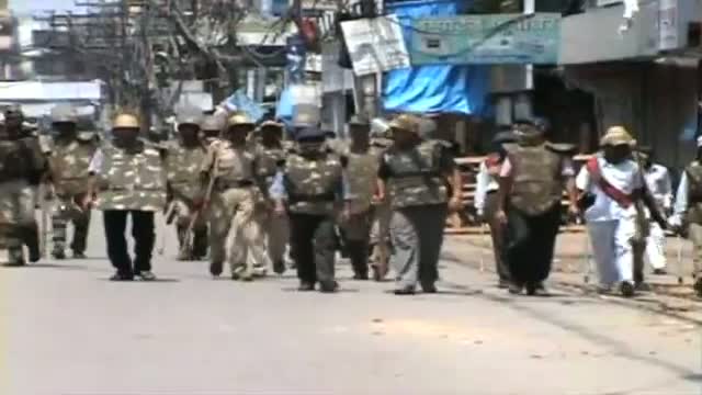 Watch Police cracks down on miscreants trying to spread mayhem Video