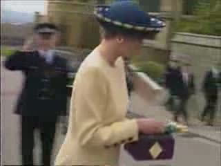 Watch Princess Diana at Easter service 1992 Video