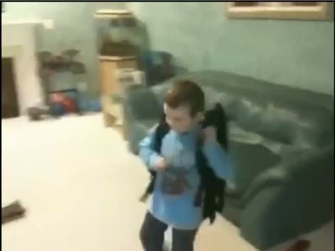Watch Kid's hilarious birthday present Video