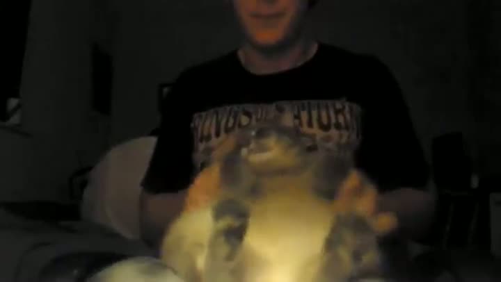 Watch Death Metal Fat Cat Drum Cover Video