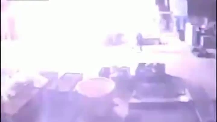 Watch Furnace Explosion Showers Workers With Molten Metal Video