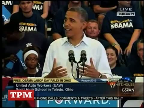 Watch President Obama Fires Back At Mitt Romney With His Own Football Analogy Video