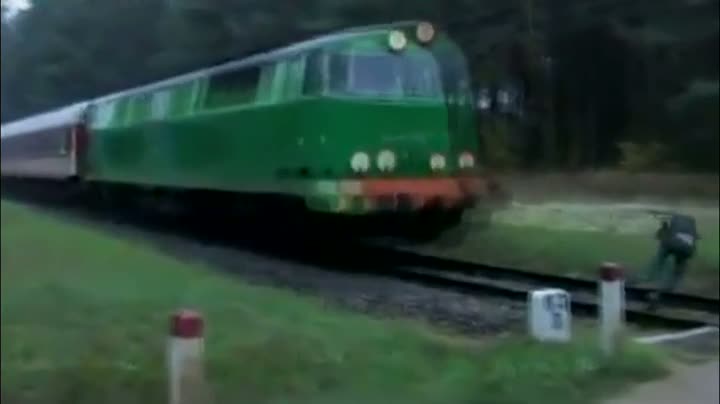 Watch Man Plays Chicken With Train Video